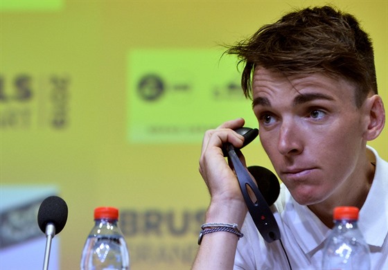 Romain Bardet na tiskové konferenci