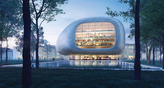 Vítězný návrh moderní koncertní síně v Ostravě. Není však jisté, kdy se začne stavět.