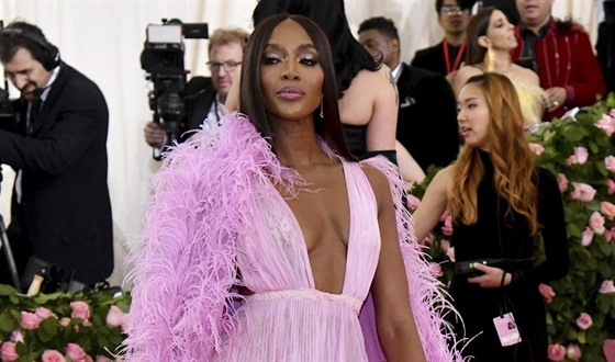 Naomi Campbellová na Met Gala (New York, 6. kvtna 2019)