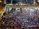 Protesty v Hongkongu proti zákonu o vydávání osob podezelých ze spáchání...