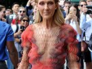 Celine Dionová na pa�í�ském týdnu módy (1. �ervence 2019)
