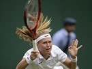 eská tenistka Marie Bouzková ve 2. kole Wimbledonu.
