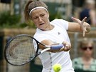 eská tenistka Karolína Muchová ve 2. kole Wimbledonu.
