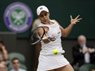 Australská tenistka a svtová jednika Ashleigh Bartyová ve 3. kole Wimbledonu.