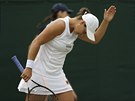 Australská tenistka Ashleigh Bartyová se louí s Wimbledonem v osmifinále.