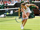 eská tenistka Karolína Plíková v osmifinále Wimbledonu.
