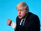 Bývalý ministr zahranií Boris Johnson se zúastnil debaty v Cardiffu. (6....