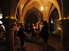 Nvtvnky baziliky svatho Prokopa v Tebi v sobotu veer provzel Vclav...