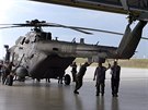 Slavnostní uvedení do funkce nového velitele vojenské vrtulníkové základny v...