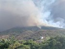 Italská sopka Stromboli zaala chrlit dým a lávu. (3. ervence 2019)