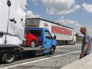 Nehoda nkolika nákladních aut a dodávek se stala na 139,5. kilometru dálnice...
