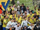 Brazilci slaví triumfu na jihoamerickém ampionátu Copa América.