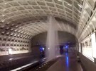 Zaplavené metro v Arlingtonu ve Virginii (9. ervna 2019).