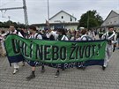 Z ean nad Labem na Pardubicku vyel 5. ervence 2019 prvod aktivist k...