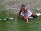 Pád Barbory Strýcové ve tvrtfinále Wimbledonu.