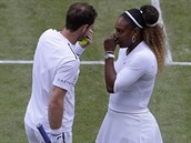 HVZDN PORADA. Andy Murray (vlevo) a Serena Williamsov se spolu pedstavili...