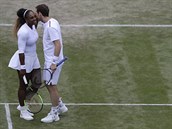 PORADA. Serena Williamsov a Andy Murray spolu poprv v karie nastoupili ve...