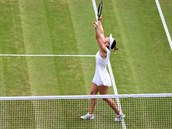 Simona Halepov slav postup do semifinle Wimbledonu.