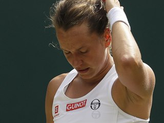 Zklamání Barbory Strýcové ve čtvrtfinále Wimbledonu.