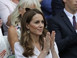 Vévodkyn Kate na Wimbledonu (Londýn, 2. ervence 2019)