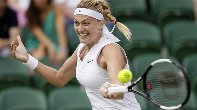 Petra Kvitov ve 3. kole Wimbledonu.