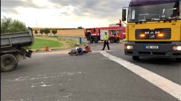 Msto smrteln nehody na kutnohorsku, motork se srazil s Avi. (7. ervence 2019)