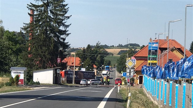 Nehodu osobnho auta a dvou motorek v Olbramovicch na Beneovsku nepeil jeden lovk.