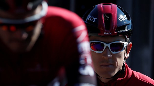 Geraint Thomas bhem trninku stje Ineos na Tour