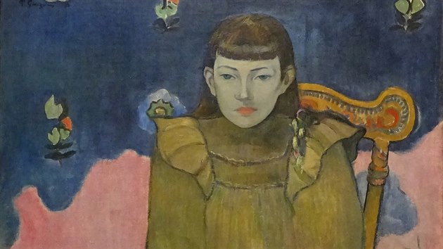 Paul Gauguin, Portrt mlad eny. Vaïte (Jeanne) Goupil, 1896