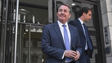 Britský ministr obchodu Liam Fox (1. ervence 2019)