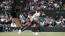 Americká tenistka Cori Gauffová bhem 2. kola Wimbledonu.