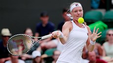 Nizozemská tenistka Kiki Bertensová ve 3. kole Wimbledonu.