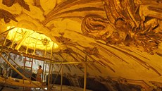 Snímek z nejvyí kupole olomouckého chrámu sv. Michala. V jejím absolutním...