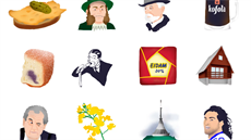 Sada �eských emotikon� Czemoji