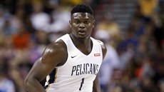 Zion Williamson bhem své premiéry v dresu New Orleans