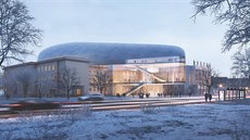 Vítězný návrh moderní koncertní síně v Ostravě. Není však jisté, kdy se začne stavět.