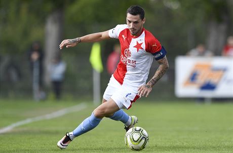 Nicolae Stanciu pi svém debutu v dresu Slavie.