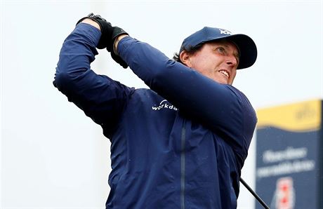 Phil Mickelson bhem druhho kola British Open