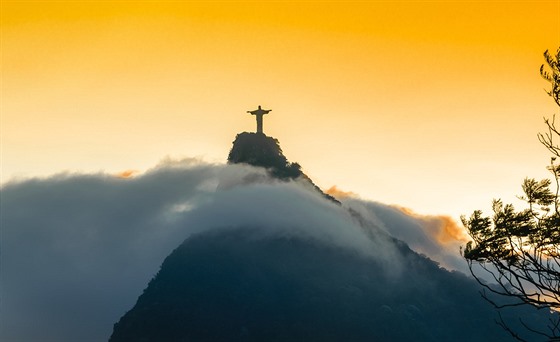 Socha Krista Vykupitele nad brazilským Riem