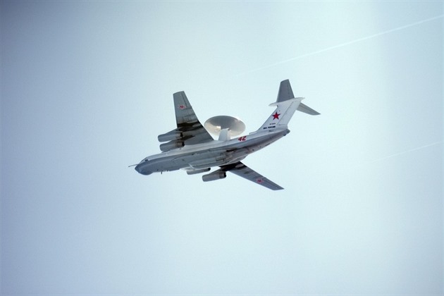 Ruský przkumný a ídící stroj A-50 nad Baltem