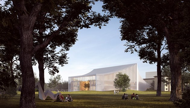 Návrh studia Henning Larsen Architects z Dánska, který se umístil na druhém...