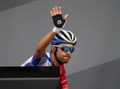 Francouzský cyklista Thibaut Pinot na Tour de France.