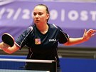 eská stolní tenistka Zdena Blaková na mistrovství Evropy junior v Ostrav