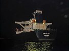 Britové zadreli u Gibraltaru íránský supertanker Grace 1. (4. ervence 2019)