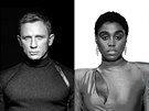 Daniel Craig a Lashana Lynchová jako tajní agenti 007 britské tajné sluby MI6