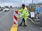 Otevení elezniního nadjezdu a kruhového objezdu v Domalické ulici....