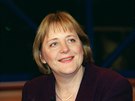 Nmecká kancléka Angela Merkelová v mládí (3. února 2002)