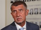 Premiér Andrej Babi komentuje schzku s pedsedou SSD Janem Hamákem kvli...