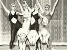 Vystoupen� tane�nic v brn�nsk�m variet� Rozmar�n z 80. let