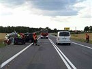 Při nehodě tří vozů poblíž Pohořelic na Brněnsku zemřela žena, která zřejmě...